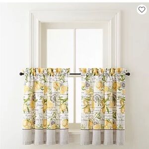 2 pc Rod Pocket Window Tier